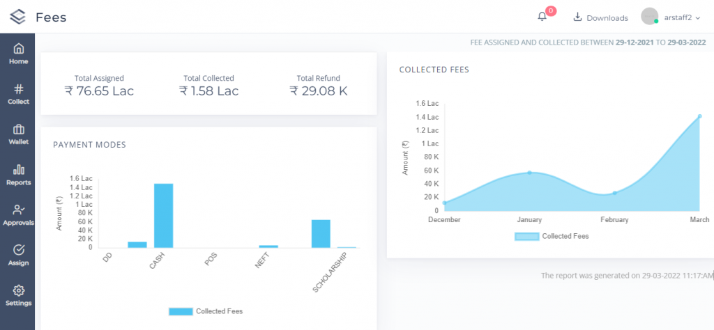 fee collection management system